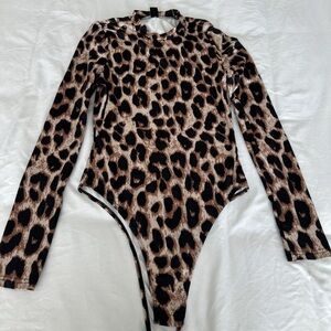 SHEIN Cheetah Print Bodysuit